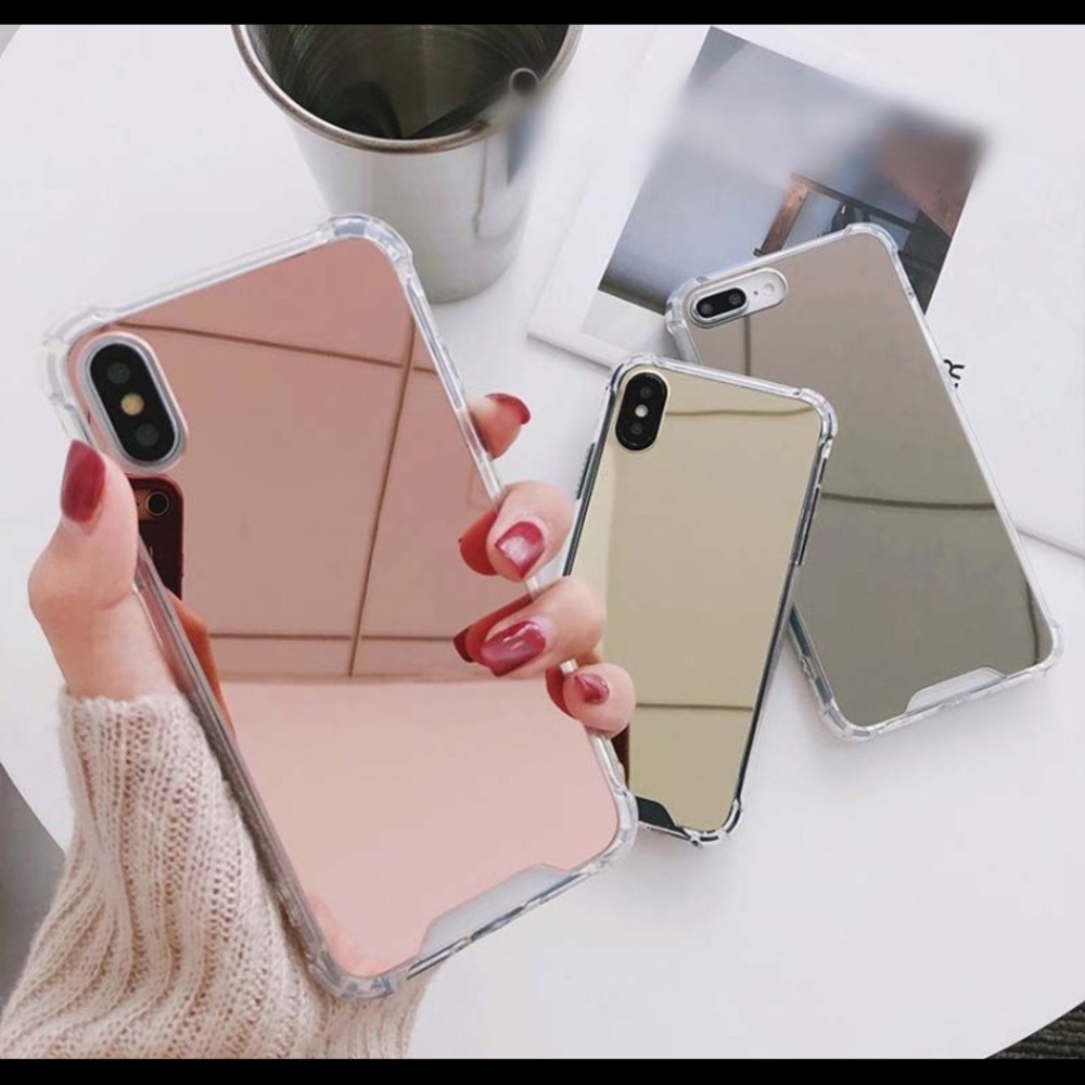 Pink Mirror IPhone 6/6s phone case.
